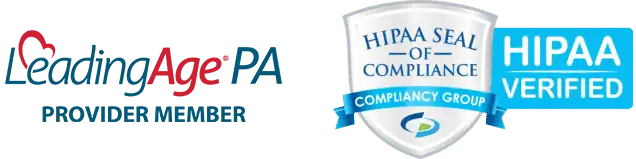 HIPPA and Leading Age accreditations