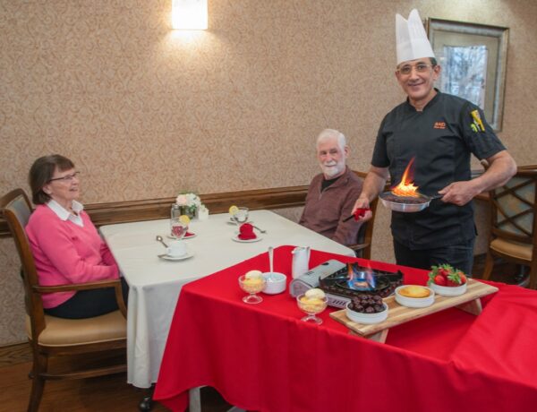 Tableside dining service