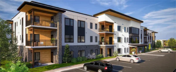 Rendering of the Suites